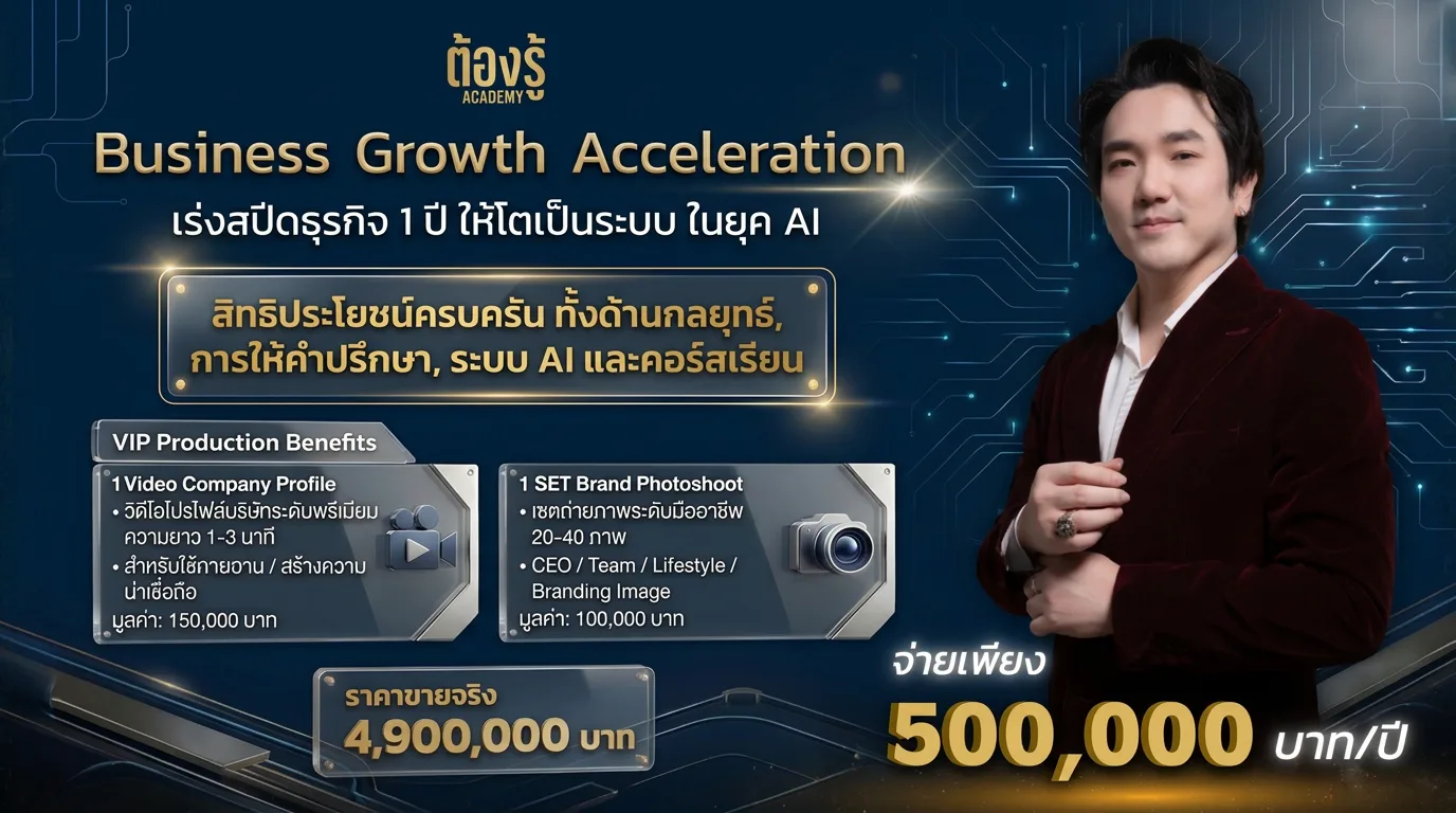 ภาพรวมโปรแกรม Business Growth Acceleration