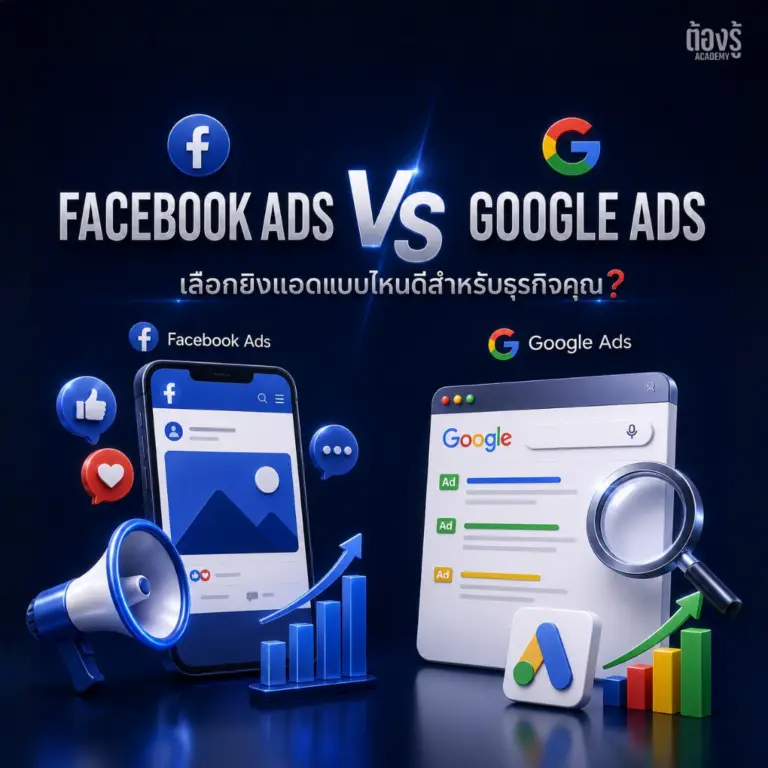 Facebook Ads vs Google Ads เลือกยิงแอดแบบไหนดีกว่าสำหรับธุรกิจคุณ?