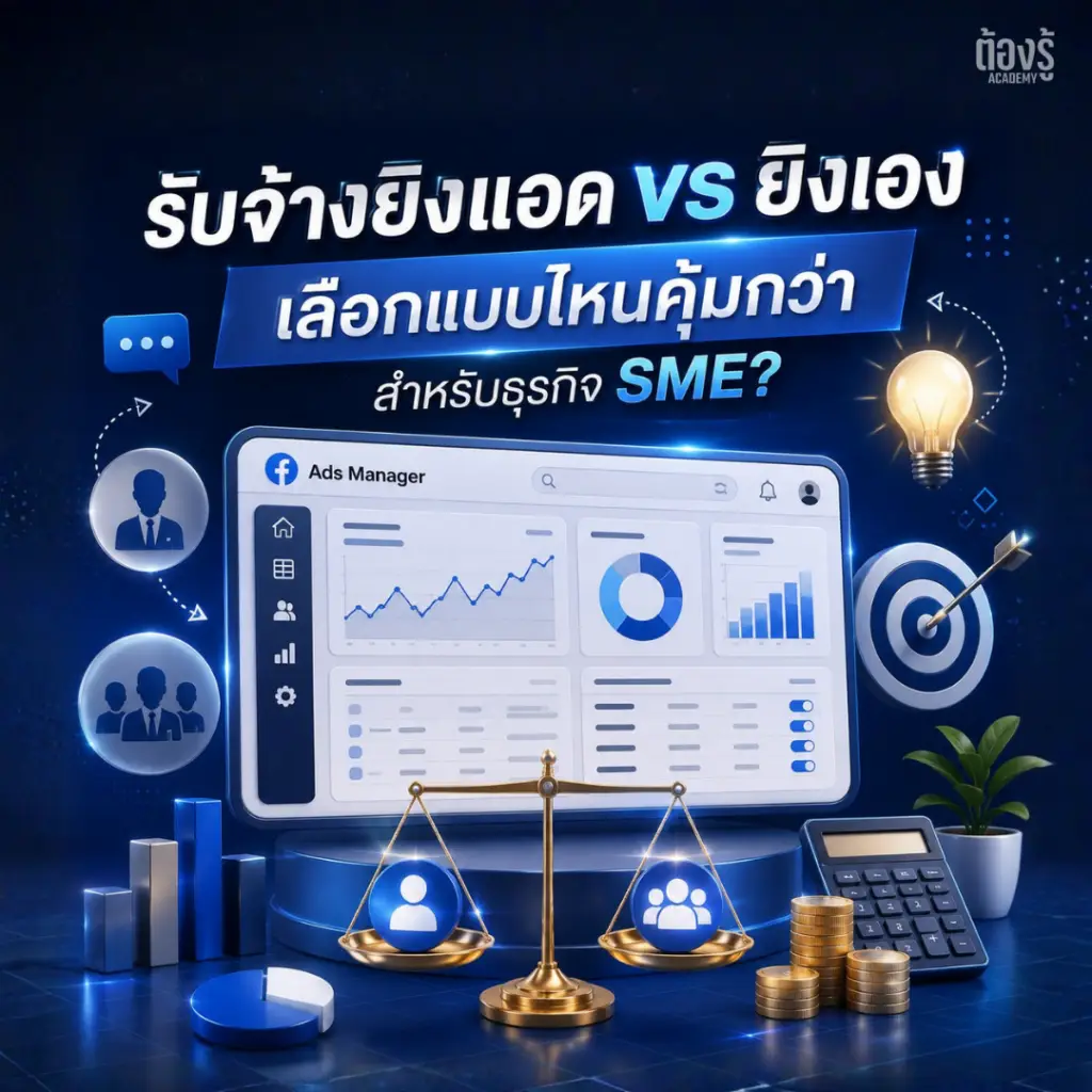 รับจ้างยิงแอดVSยิงเอง