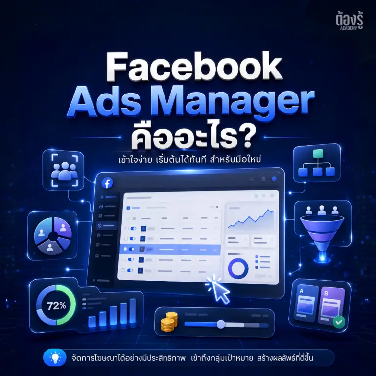 Facebook Ads Manager คืออะไร? เริ่มยิงแอดให้ได้ผลใน 2026