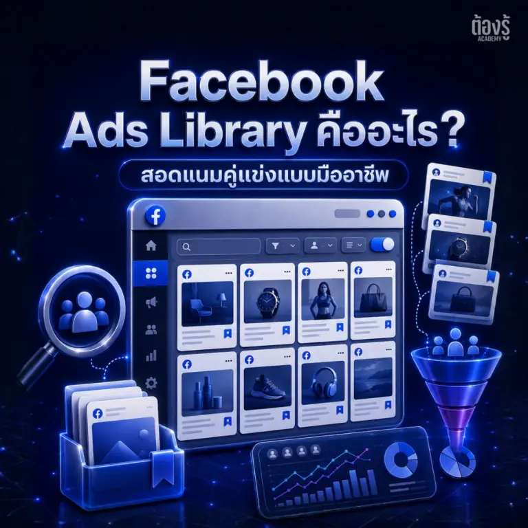 Facebook Ads Library คืออะไร? วิธีใช้สอดแนมคู่แข่งแบบมืออาชีพ [อัปเดต 2026]