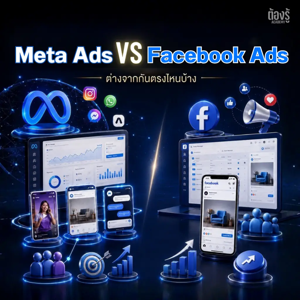Meta Ads vs Facebook Ads คืออะไร?