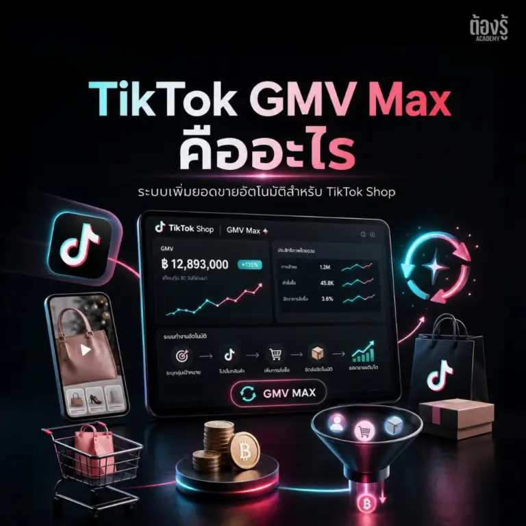 TikTok GMV Max คืออะไร ฟีเจอร์ใหม่ที่ร้านค้าออนไลน์ต้องรู้