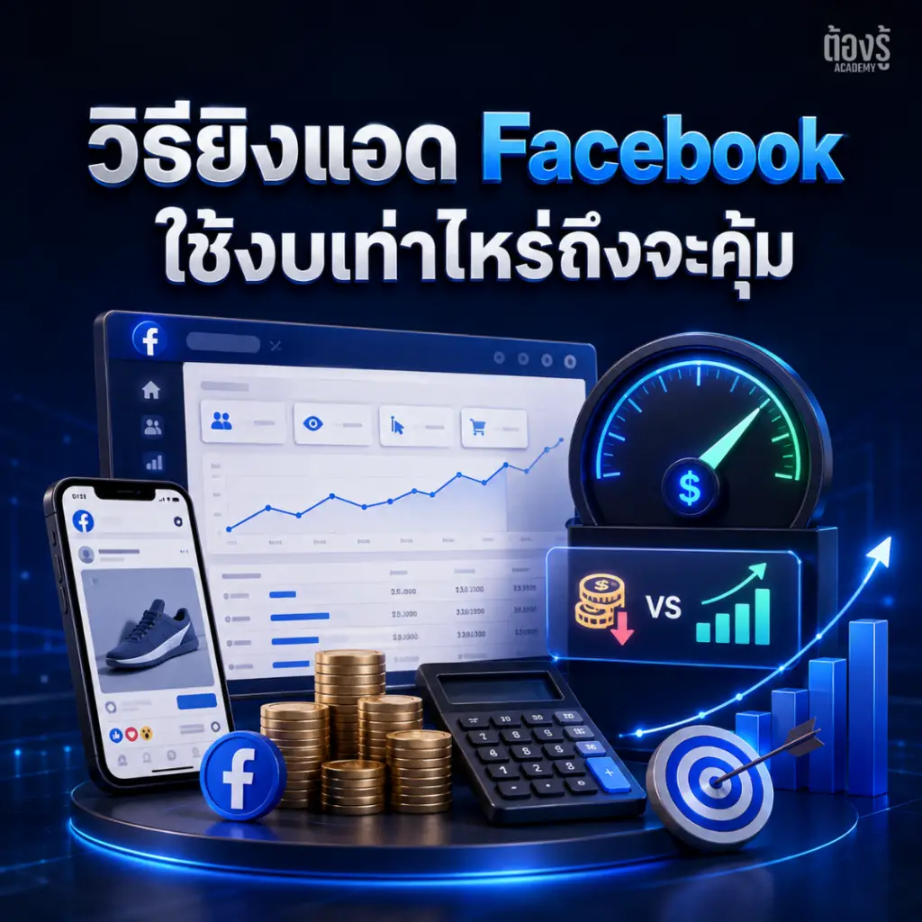 วิธียิงแอด Facebook ใช้งบเท่าไหร่ถึงจะคุ้ม